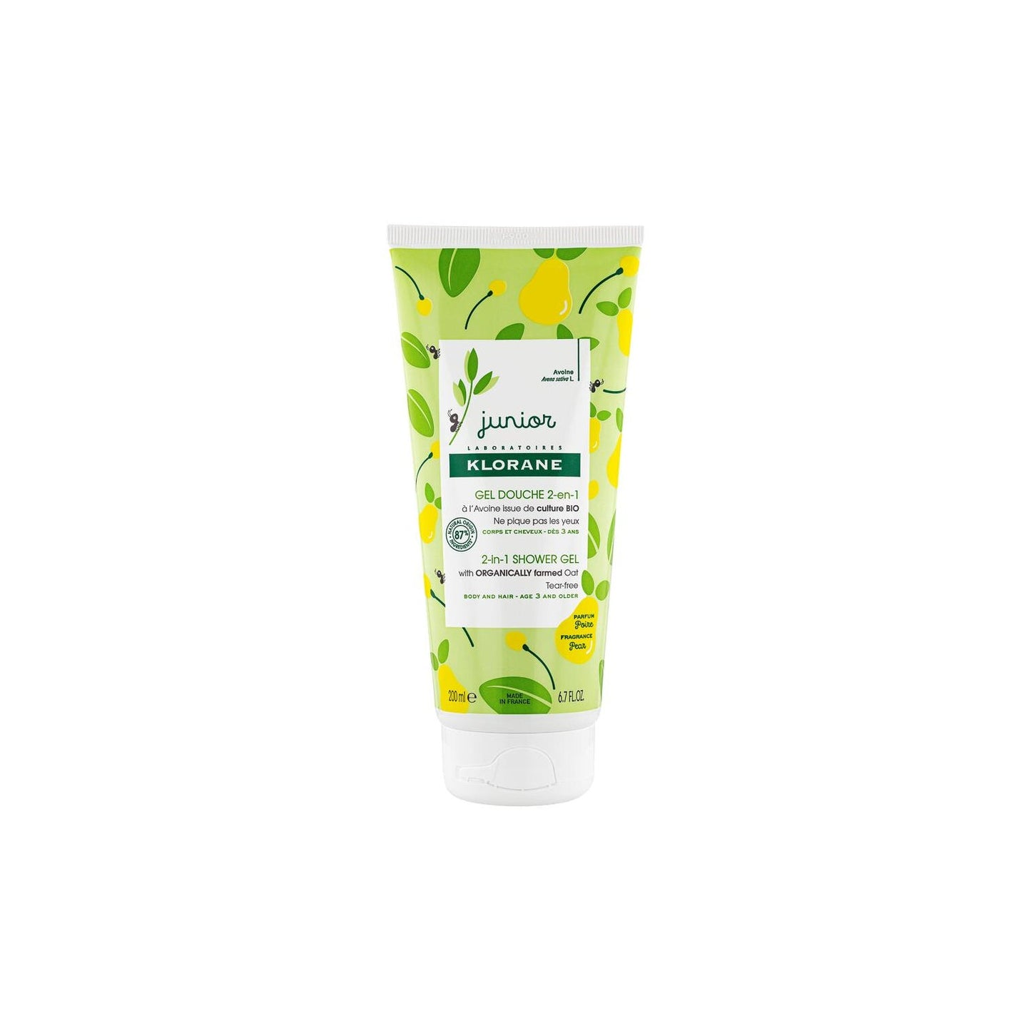 Klorane Junior Gel de Ducha Pera 200ml