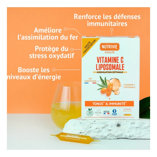 Nutrivie Ampollas Vitamina C Liposomal 20x15 ml
