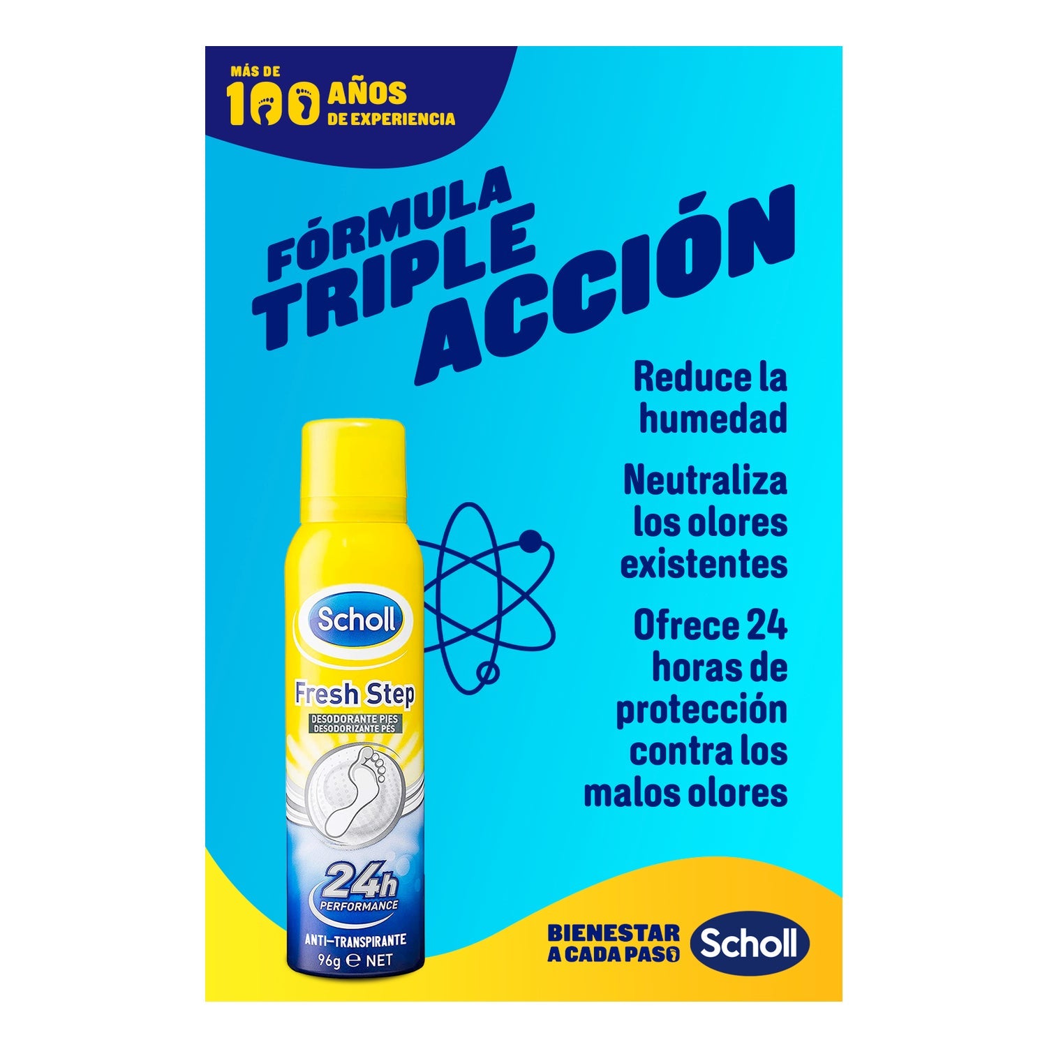 Scholl Desodorante Calzado Fresh Step 150ml