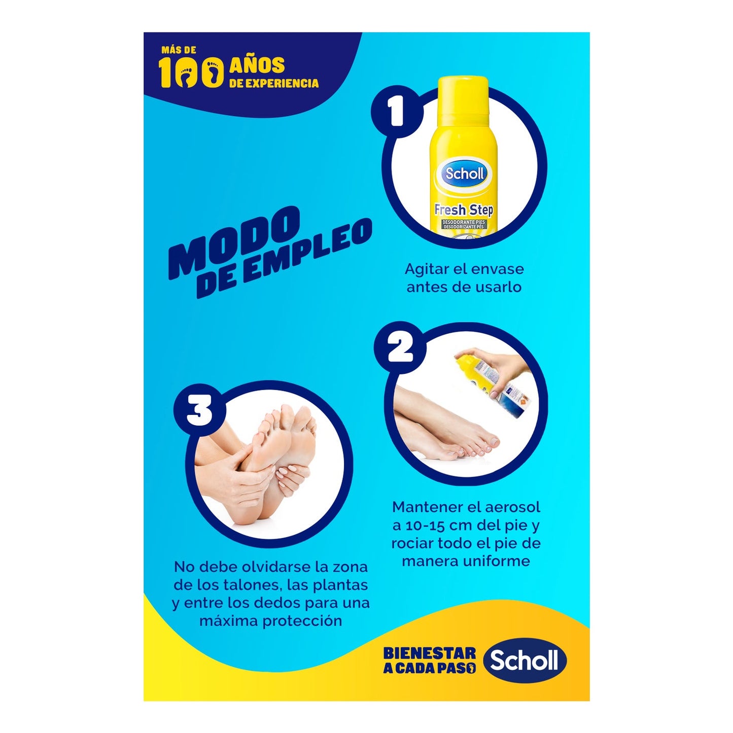 Scholl Desodorante Calzado Fresh Step 150ml