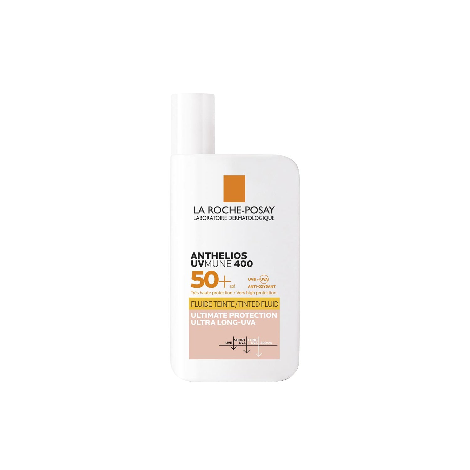 La Roche-Posay Anthelios UVMUNE 400 Fluido Invisible SPF50+ con Color 50ml