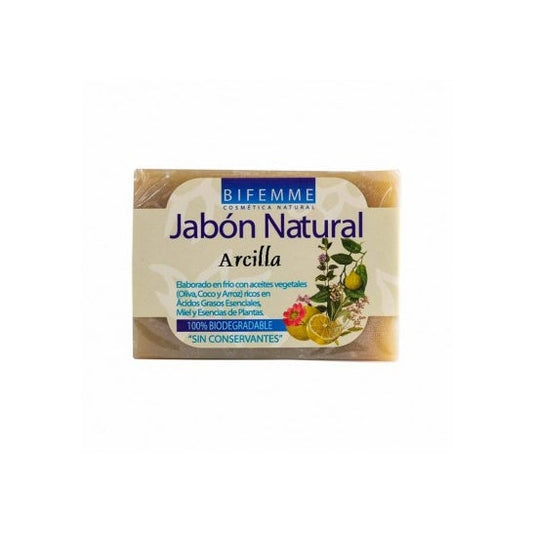 Bifemme Jabón Natural de Arcilla 100 g