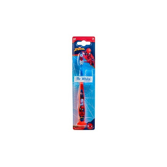 Mr. White Pack Marvel Spiderman Cepillo Dental Con Tapón 2uds