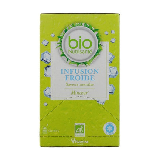 Nutrisanté Infusión Fría Adelgazar Bio Menta 20 Sobres