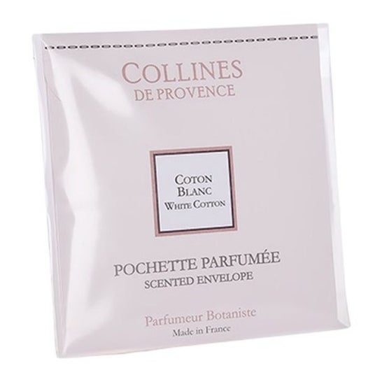 Collines de Provence Pochette Parfumée Coton Blanc