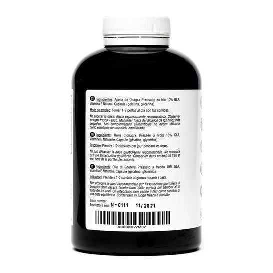 Hivital Aceite de Onagra 1000mg con 10% GLA 200perlas