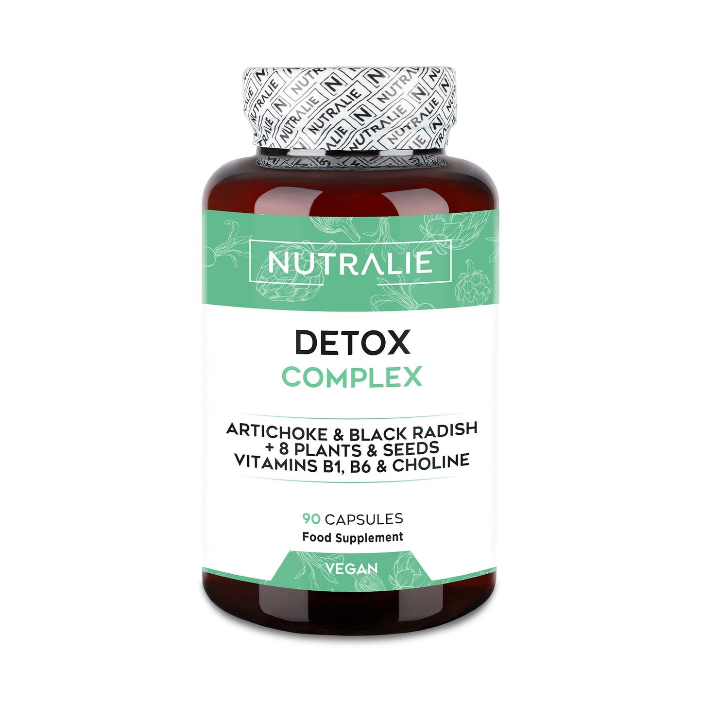 Nutralie Detox Complex + Vitaminas B1 y B6 + Colina 90caps
