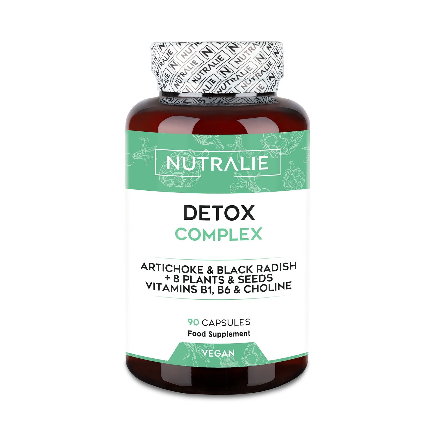Nutralie Detox Complex + Vitaminas B1 y B6 + Colina 90caps