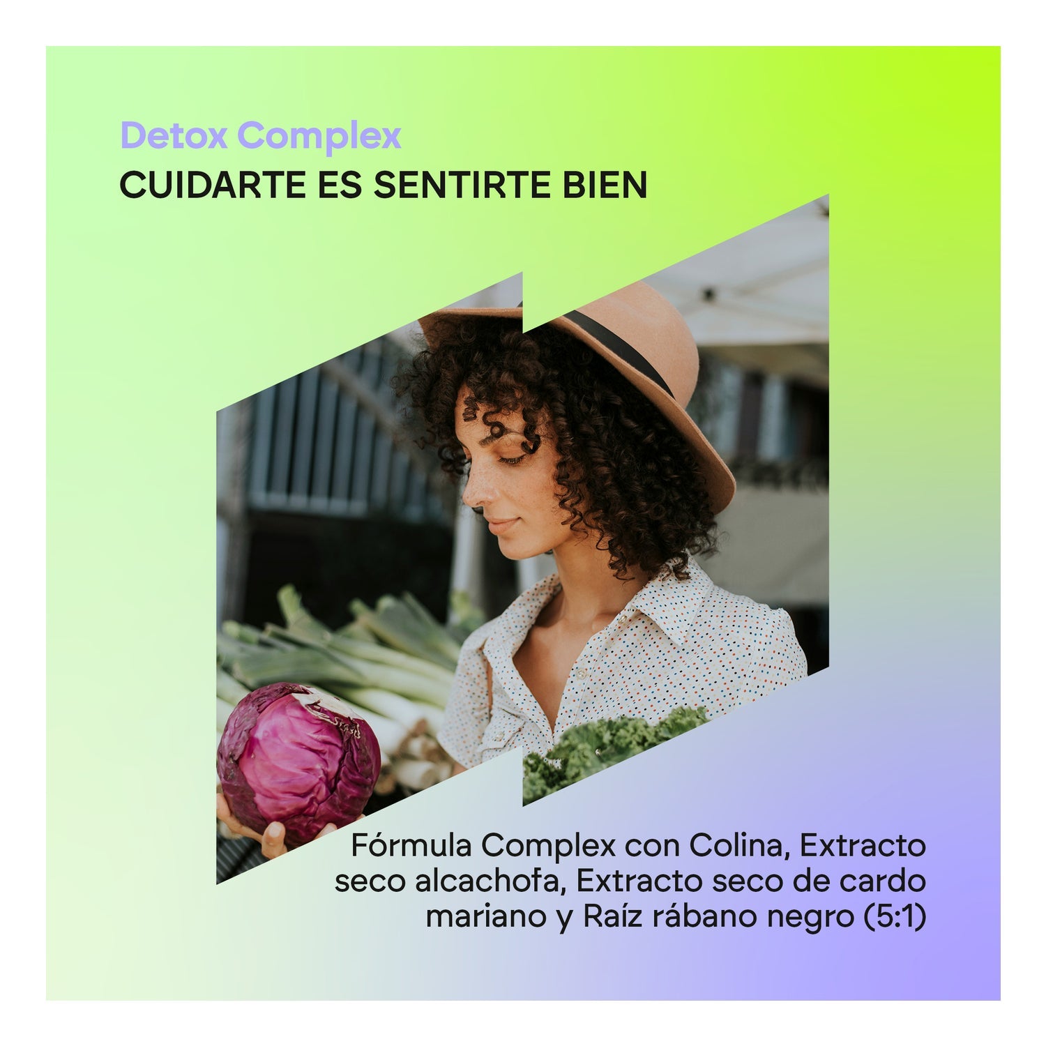 Nutralie Detox Complex + Vitaminas B1 y B6 + Colina 90caps
