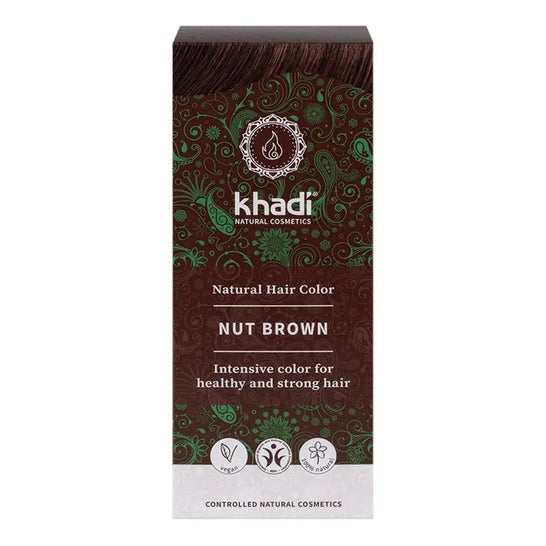 Khadi Tinte Castaño Avellana 100% Vegetal 100g