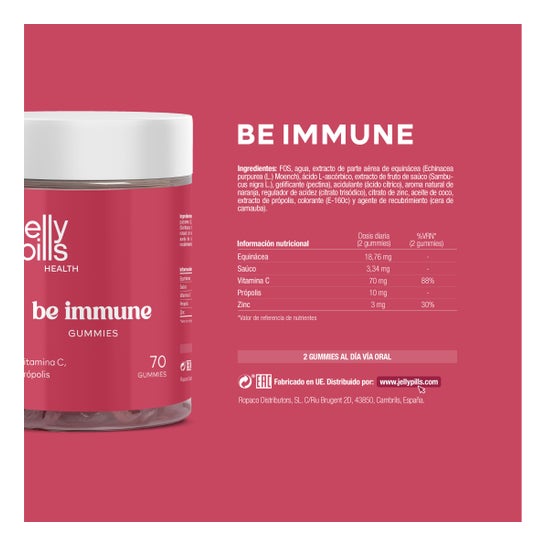 Jelly Pills® Health Be Inmune Gummies 70 uds