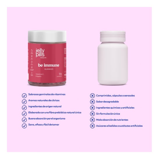 Jelly Pills® Health Be Inmune Gummies 70 uds