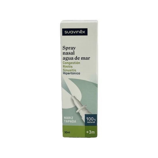 Suavinex Spray Nasal Agua Mar Nariz Tapada +3M 30 ml