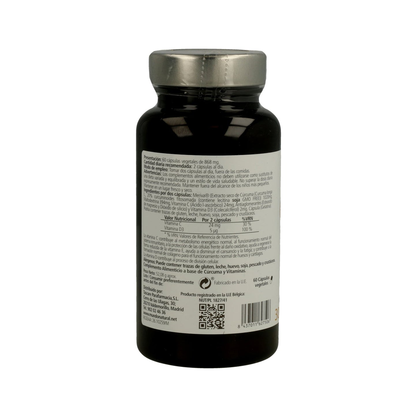 Mundonatural Curcusan 60caps