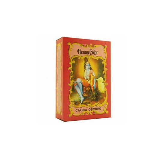 Radhe Shyam Henna Tinte Nat Caoba Osc Polvo 100gr