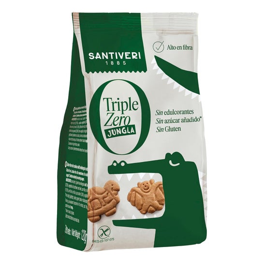 Santiveri Galletas Triple Zero Jungla 120 gr