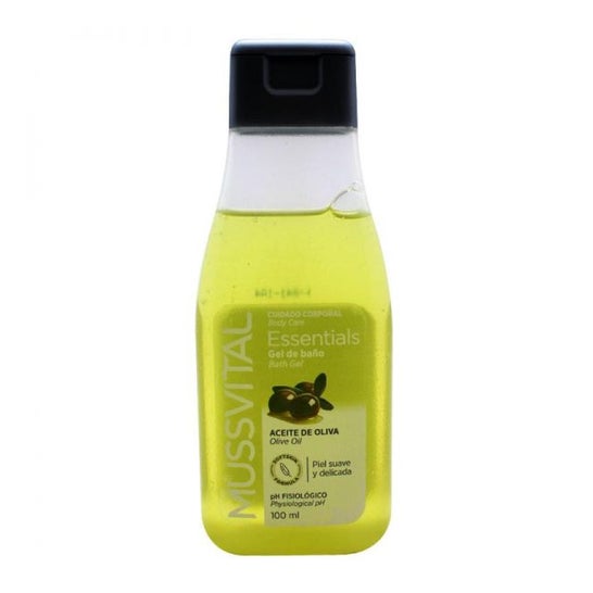 Mussvital Essentials gel de baño aceite de oliva 100 ml