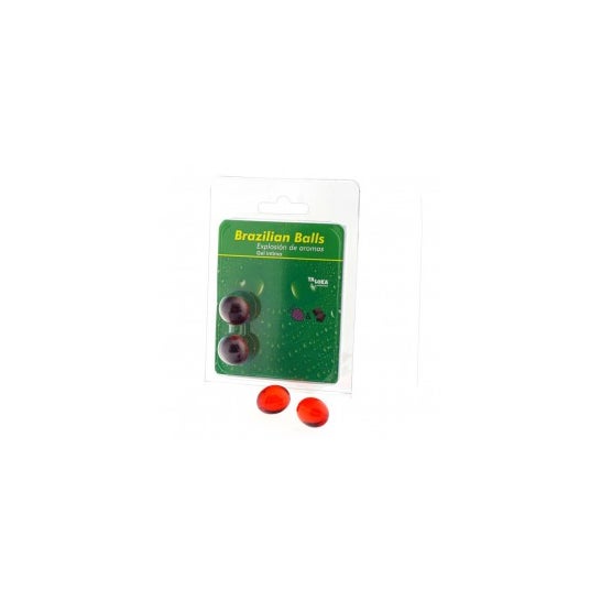 Diverty Sex Taloka Brazilian Balls Intimate Gel Fresa y Chocolate 2uds
