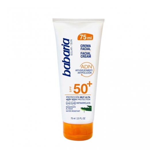 Babaria Aloe Adn Crema Solar Facial Spf50+ 75ml
