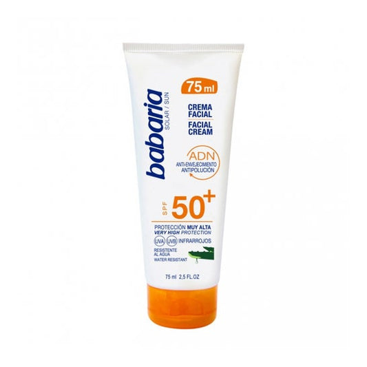 Babaria Aloe Adn Crema Solar Facial Spf50+ 75ml