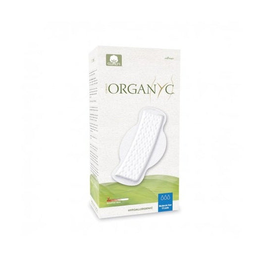Organyc Compresas Alas Noche 10uds