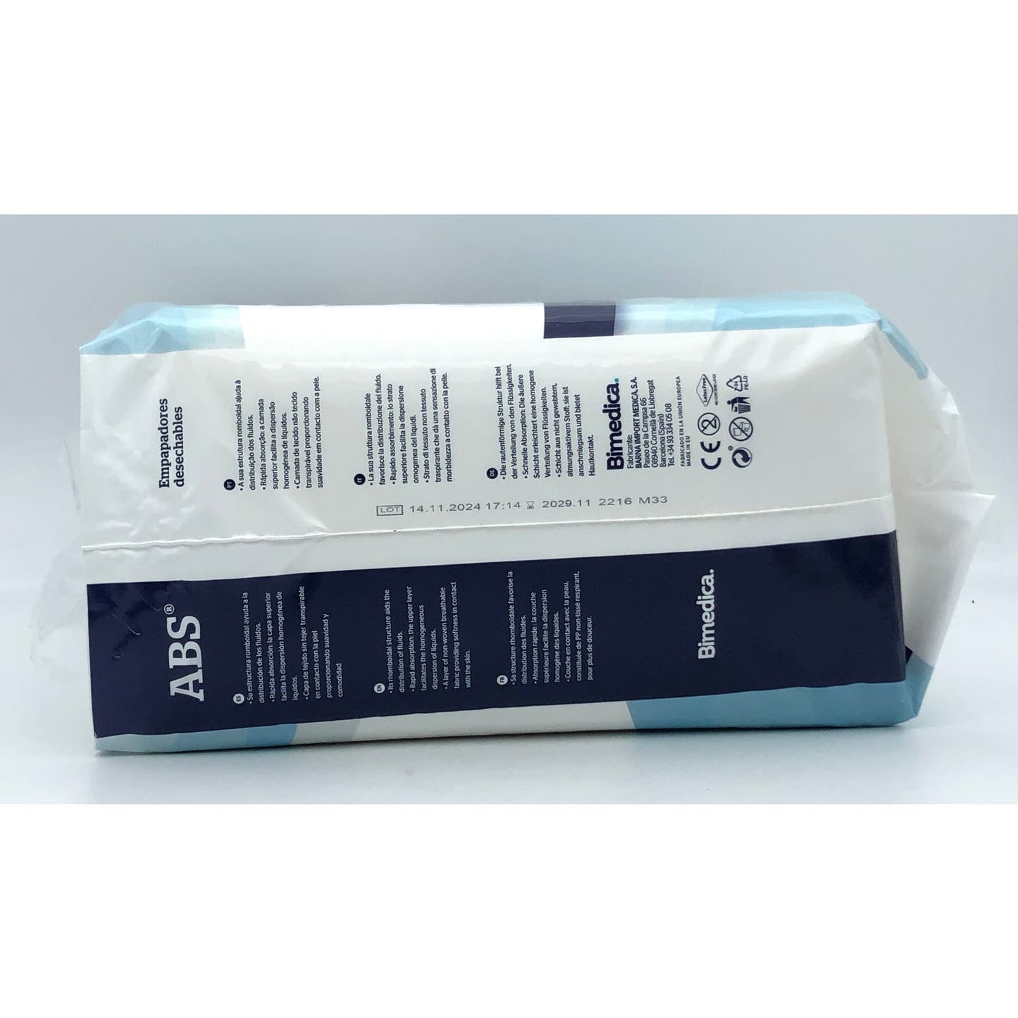 Empapador Abs 90x180cm 20u