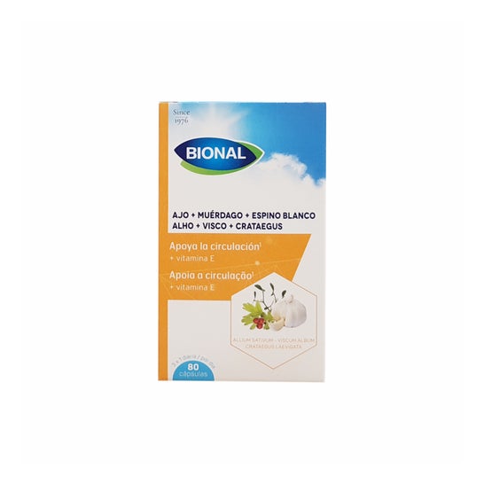Bional Ajo+muérdago+espino Blanco+vitamina E 80 Cápsulas