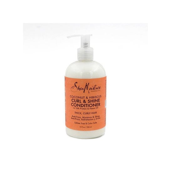 Shea Moisture Curl & Shine Acondicionador Coco Hibisco 384ml