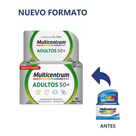 Multicentrum Adultos 50+ 30comp