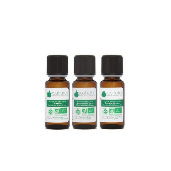 Voshuiles Mon Petit Kit Cocina Aceite Esencial BIO 3x10 ml