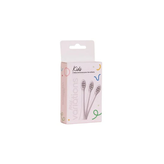 Myvariations Kids Cepillo Dental Eléctrico Recarga Blanco 3uds