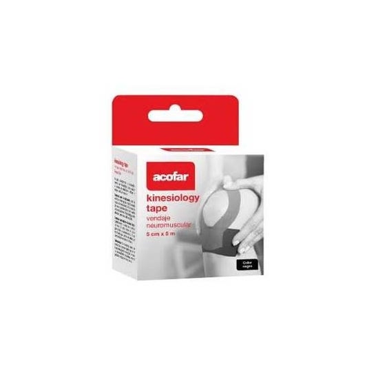 Acofarsport Kinesiology Tape Fucsia 5 cmx5 M