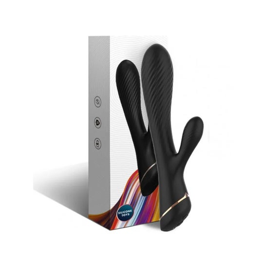 Armony Vibrador Rabbit Silicona Negro 1ud