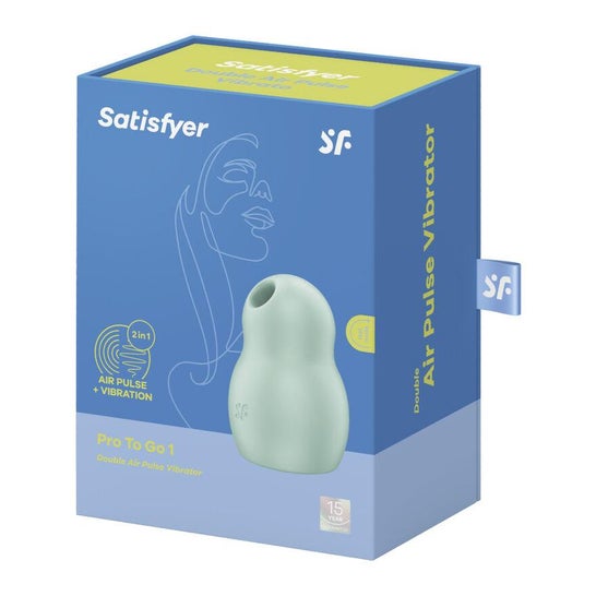 Satisfyer Pro To Go 1 Estimulador y Vibrador Verde 1ud