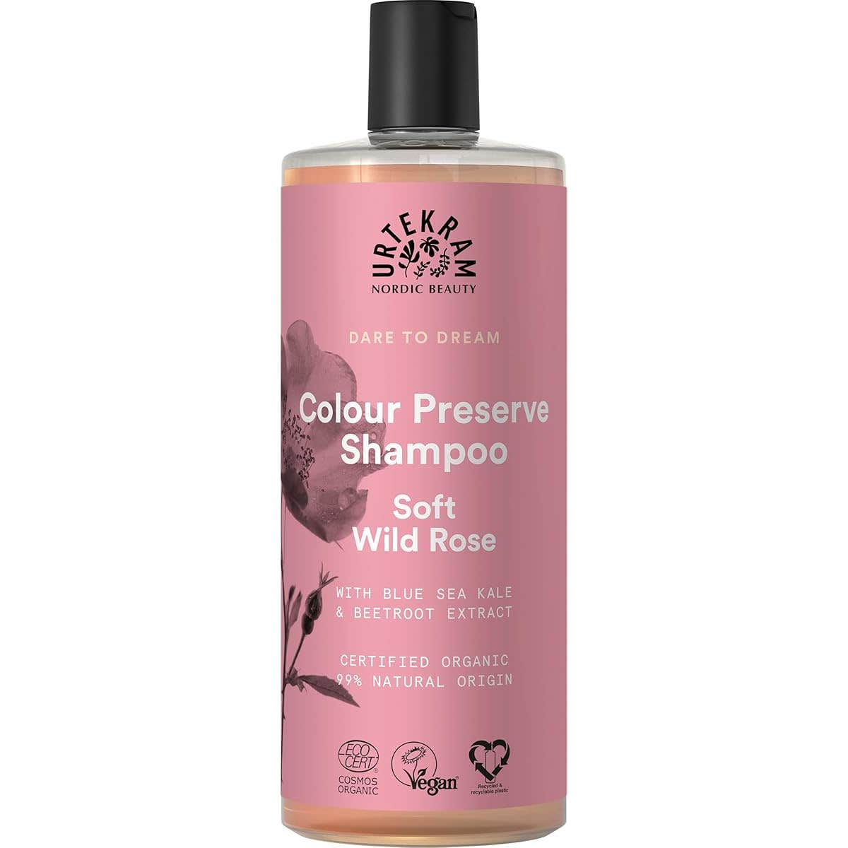 Urtekram Soft Wild Rose Colour Preserve Shampoo 500ml