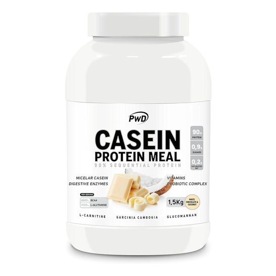 Pwd Casein Protein Meal White Chocolate With Coconut 1.5kg