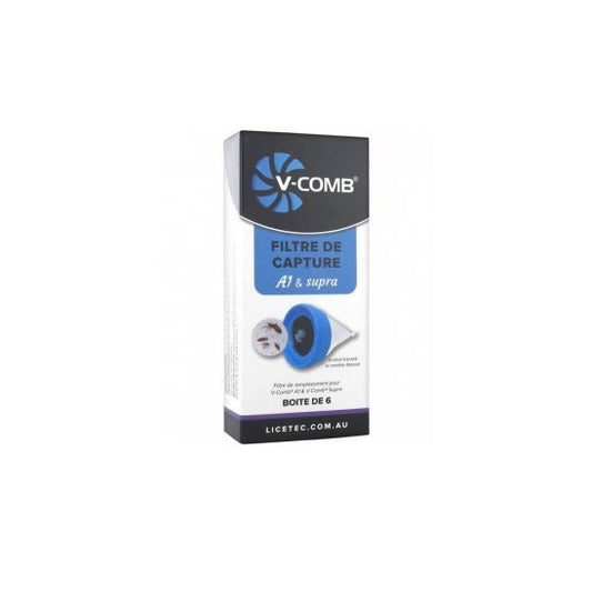 V Comba Supra Filtro para Aspirar Piojos