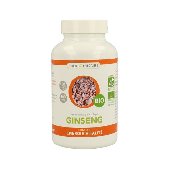 L'Herbothicaire Ginseng Bio 300 mg 180 caps