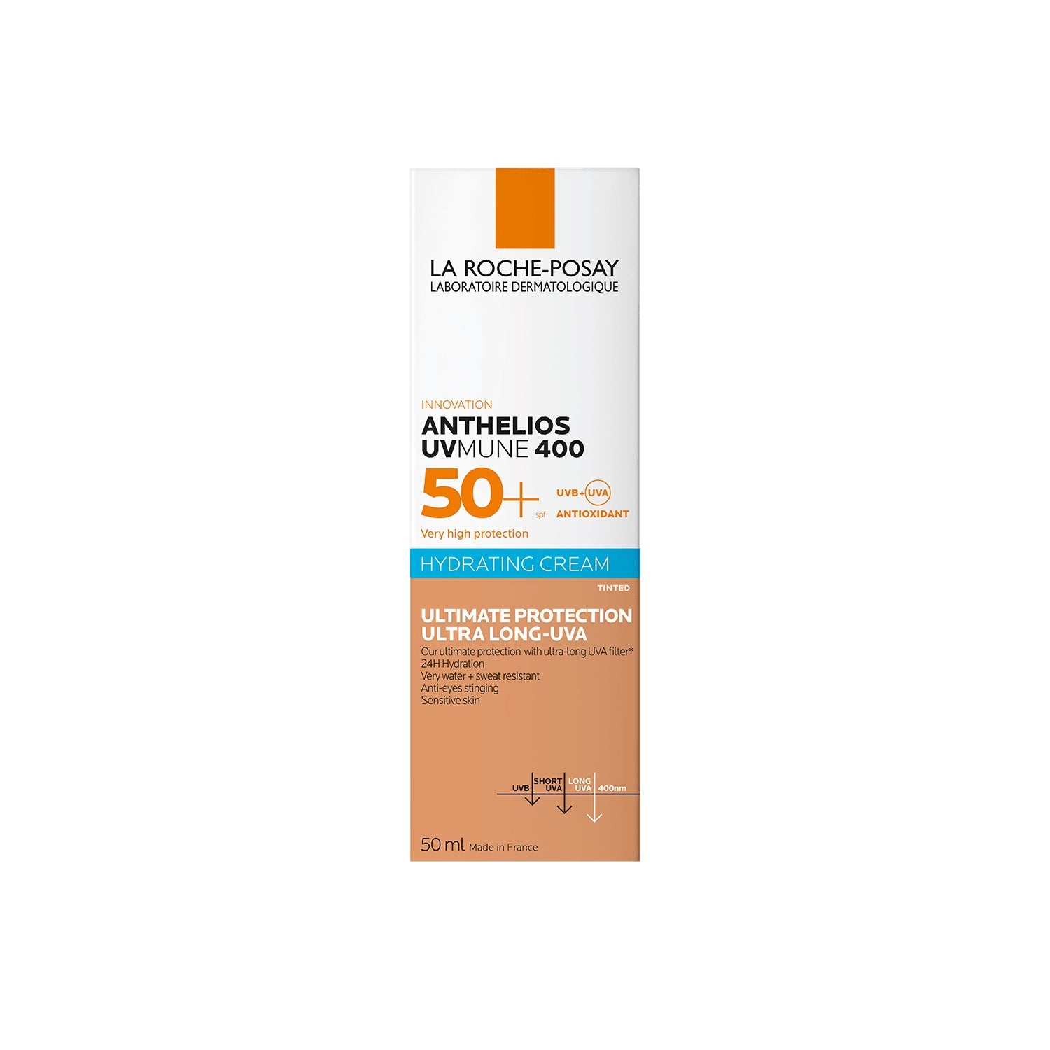 La Roche-Posay Anthelios UVMune 400 Crema Hidratante SPF50 Color 50ml