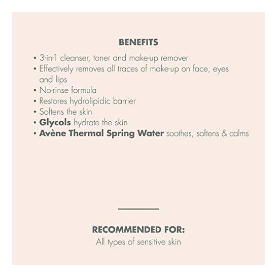 Avène Agua Micelar Desmaquillante 100ml