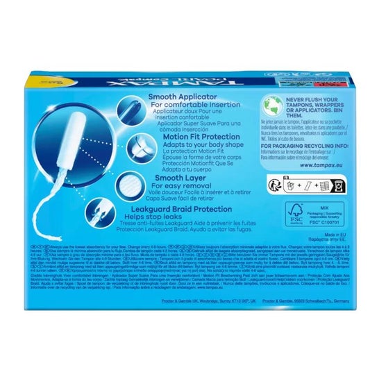 Tampax Pearl Compak Tampón Regular 36uds