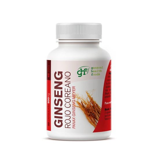 GHF Ginseng Rojo Coreano 500mg 90cáps