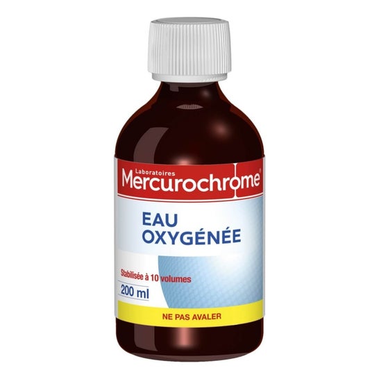 Agua Oxigenada Al Cromo Mercuriano Fl/200 ml