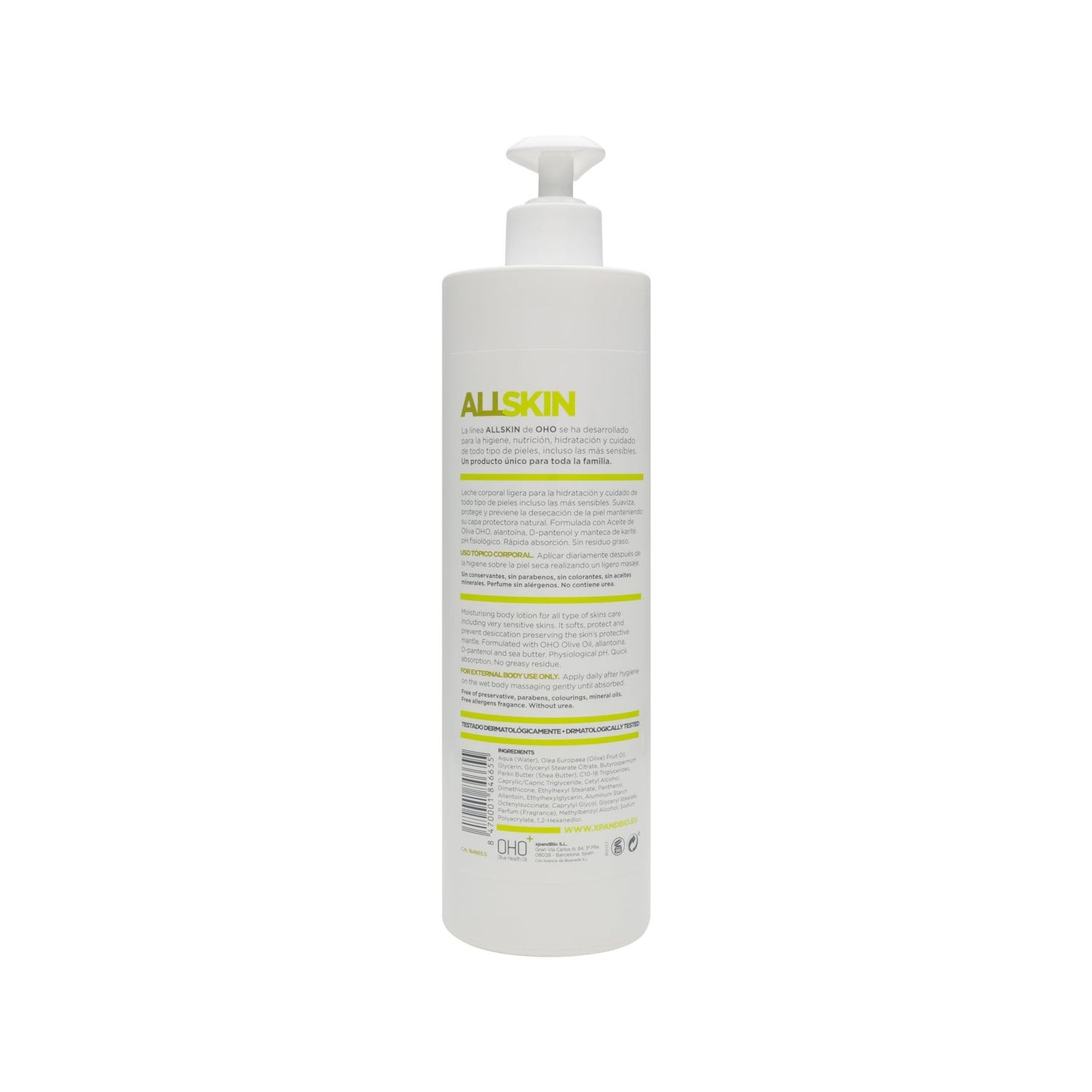 OHO AllSkin Loción Corporal Aceite de Oliva 750ml