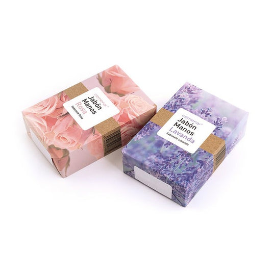 Cemefar Jabón de Manos Aroma Rosa y Aroma Lavanda 100g