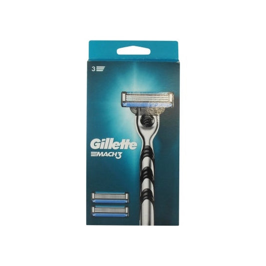 Gillette Set Mach3 Afeitadora y Hojas