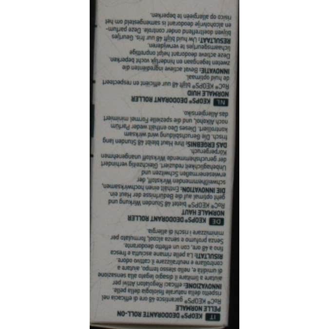 ROC® Keops desodorante sin alcohol roll-on 30ml
