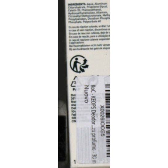 ROC® Keops desodorante sin alcohol roll-on 30ml