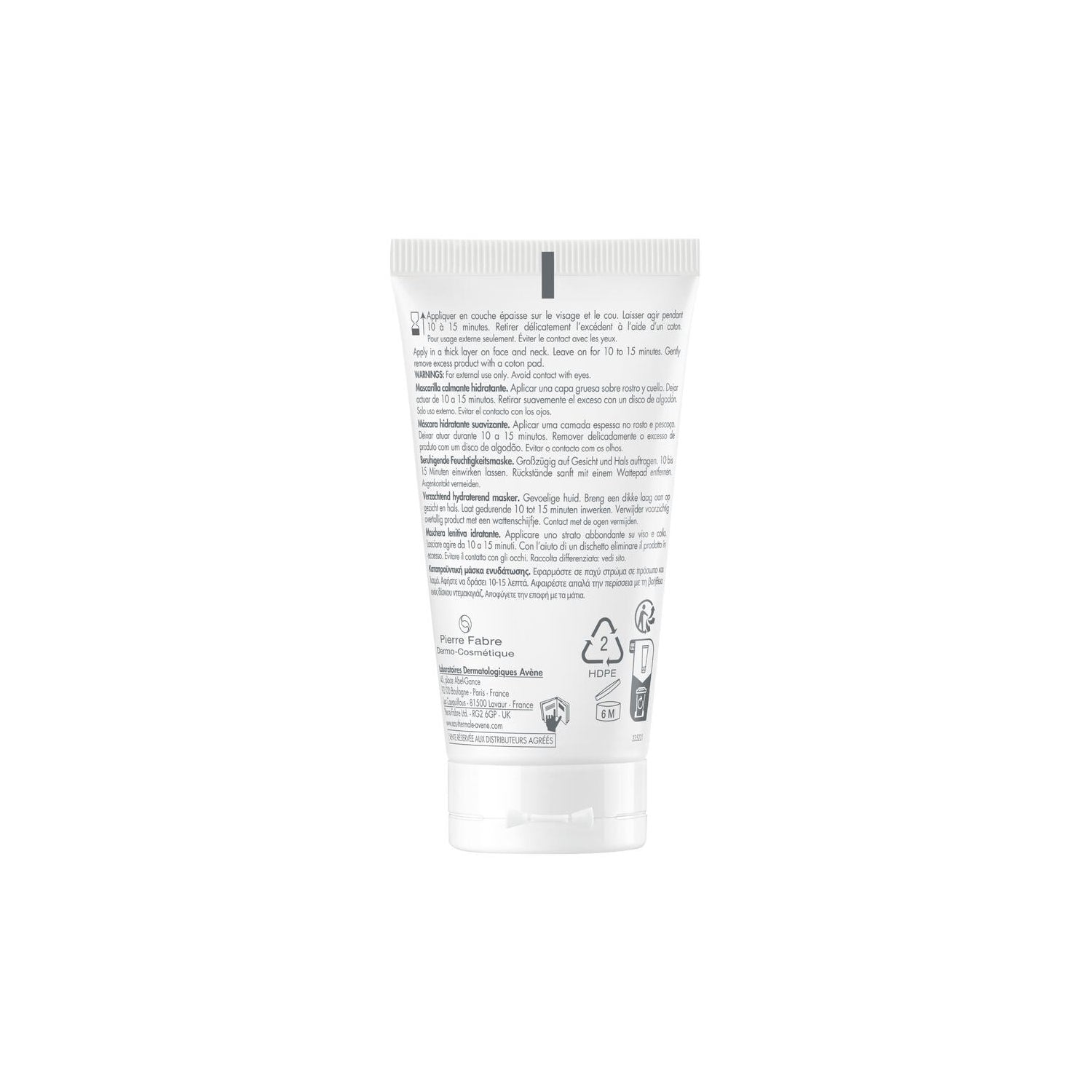 Avène Mascarilla Calmante Hidratante 50ml
