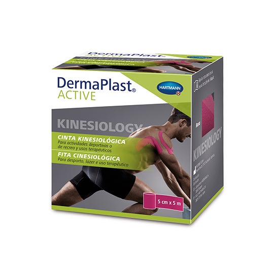 DermaPlast Active Cinta Kinesiológica 5cmx5m Rosa